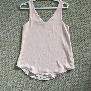 RW&CO. Light Pink V-Neck Tank Top